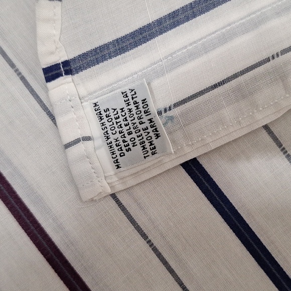 CHRISTIAN DIOR Monsieur Striped Button Down Dress Shirt - Picture 5 of 10